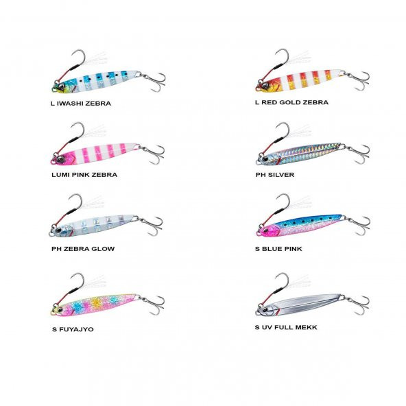 Daiwa Samurai Jig R 40 L. Iwashi Zebra - Resim 2