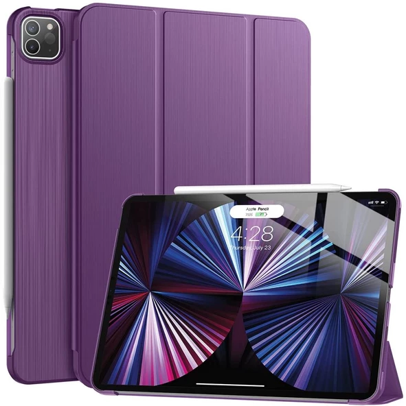 Xiaomi Pad 6 / 6 Pro 11 inç Kılıf NEW PU Deri Smart Standlı Case - 7