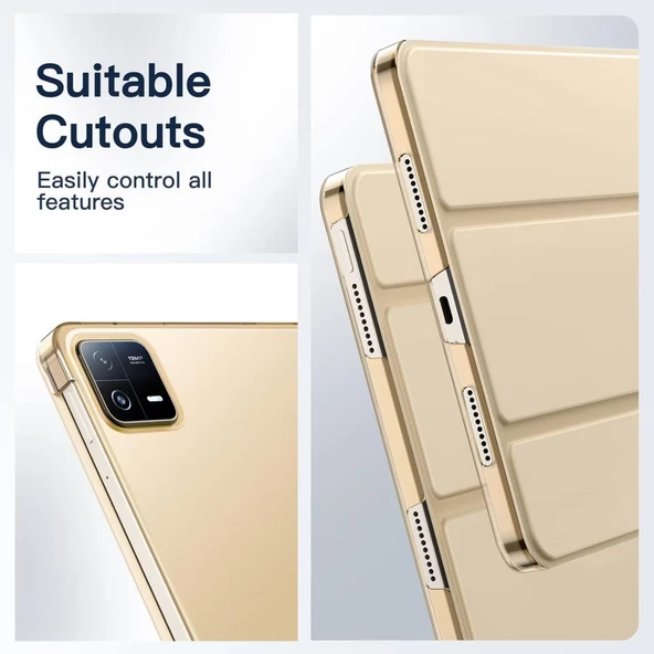 Xiaomi Pad 6 / 6 Pro 11 inç Kılıf NEW PU Deri Smart Standlı Case - 12