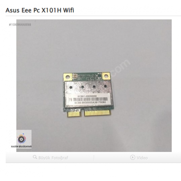 Asus Eee Pc X101H Wifi kart