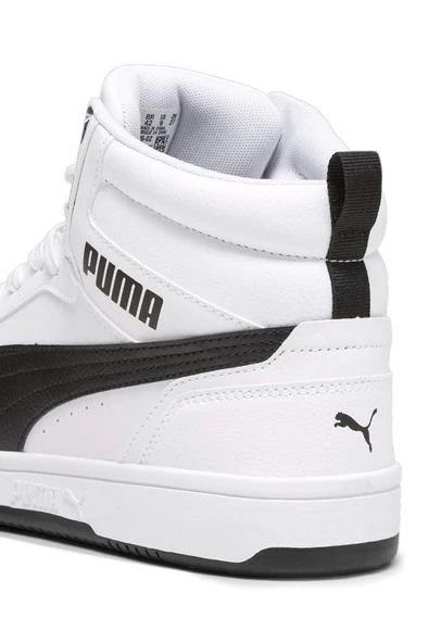 Puma Rebound v6 392326 02 Erkek Sneaker Ayakkabı Beyaz Siyah 40-45 - 2