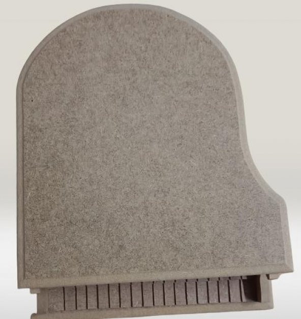 Hobi ADN 90274 Dekoratif Piyano Kutu Ayaklı Ahşap MDF HAM CNC Kesim MODEL El Yapı - 4