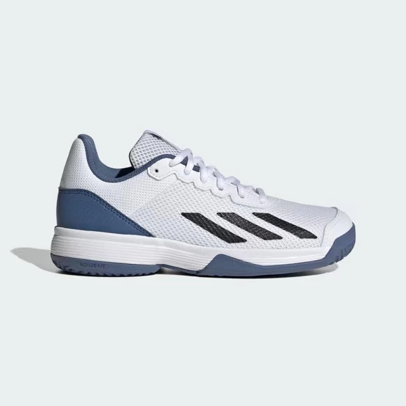 Adidas IG9536 Courtflash Beyaz Çocuk Tenis Ayakkabısı