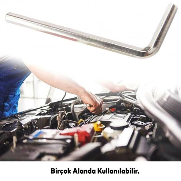 Eltos Allen Alyan Anahtar 3 mm Altıgen Vida Somun Sıkma Sökme Aparatı ECA003 - 4
