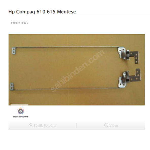 Hp Compaq 610 615 Menteşe