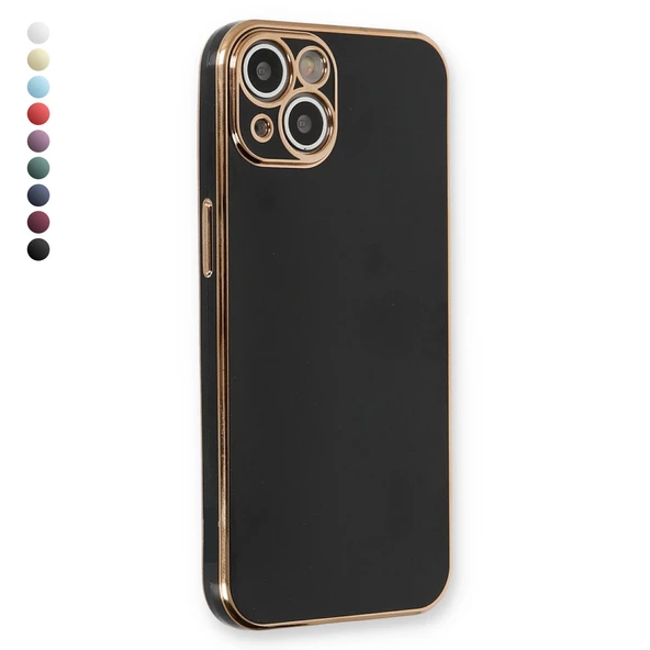 iPhone 15 Kılıf Luxury Seri Kamera Korumalı Silikon Kapak