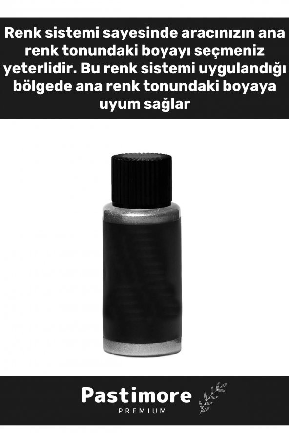 Suya Dayanıklı Tofaş Şahin Uyumlu Çizik Taş İzi Giderici Onarıcı Siyah Tofaş Şahin Oto Rötuş Boyası - 2