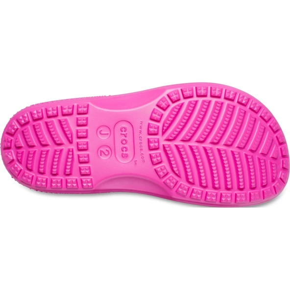 Crocs Classic Boot Çocuk Yağmur Botu 208544-6UB Pembe - 4