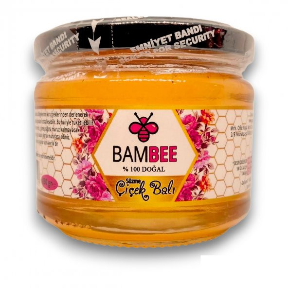 Bambee Süzme Çiçek Balı 450 Gr