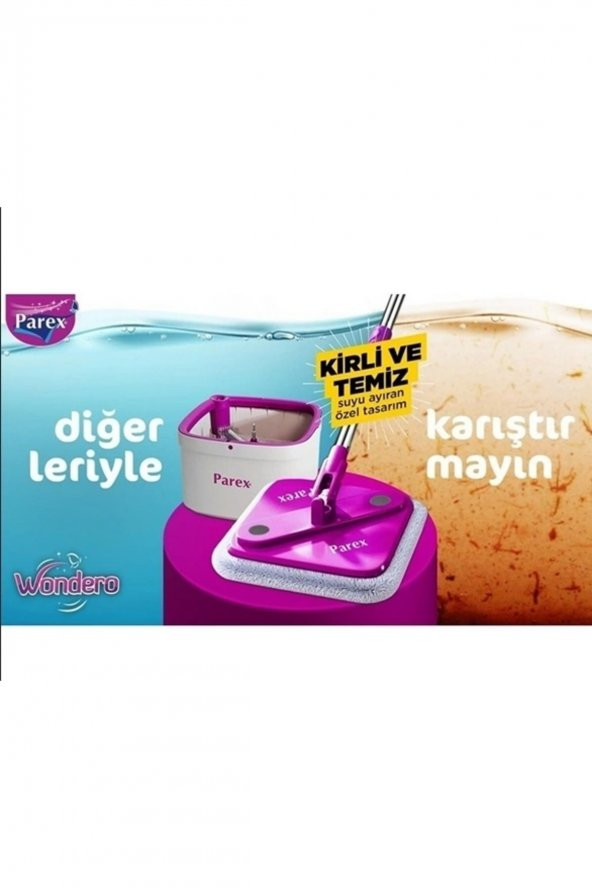 Parex Wondero Otomatik Temizlik Seti - Temiz & Kirlik Suyu Ayıran Özellik - 2