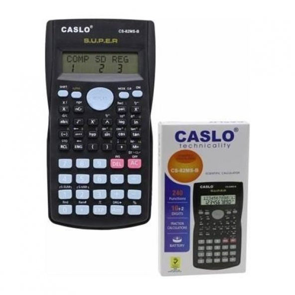 Caslo Hesap Makinası Fonksiyonlu CS-82MS-B