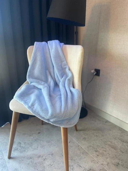 Wellsoft Tek Kişilik Battaniye Sıcak Battaniye Tv Dekor Battaniyesi 100x170 - 4