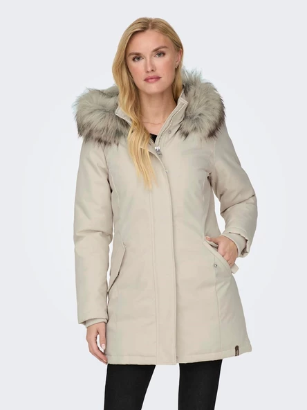 ONLY Bayan Uzun Mont Kapüşonlu Parka 15300633