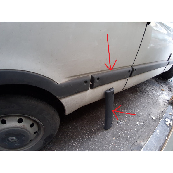 Arka Yan Çıta Bantı Renault Master Opel Movano Kısa Şase Sürgülü Kapı Arkası SAĞ-SOL AYNIDIR - 8