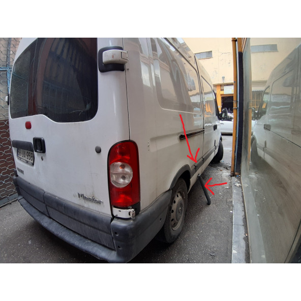 Arka Yan Çıta Bantı Renault Master Opel Movano Kısa Şase Sürgülü Kapı Arkası SAĞ-SOL AYNIDIR - 10