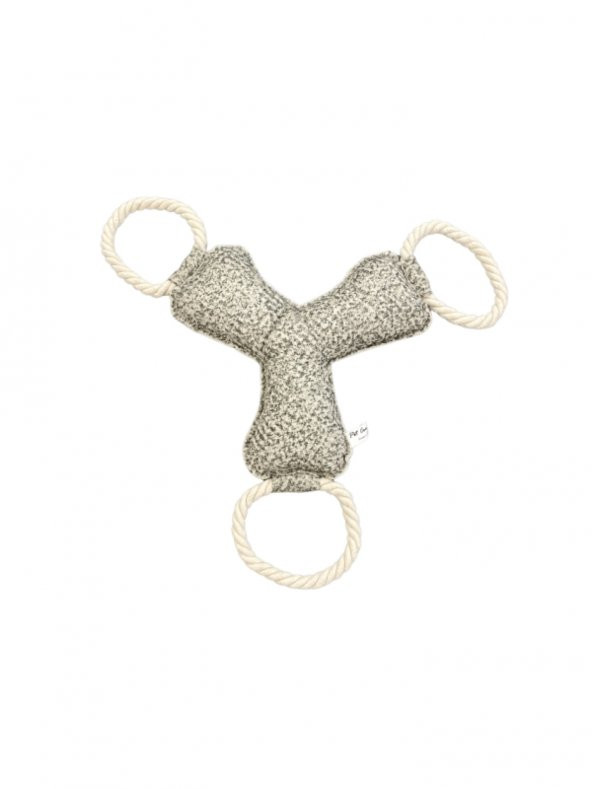 Pet Comfort İpli Bumerang Köpek Oyuncağı A.Gri 30cm ürün görseli
