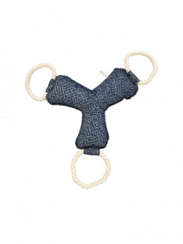 Pet Comfort İpli Bumerang Köpek Oyuncağı Mavi 30cm ürün görseli