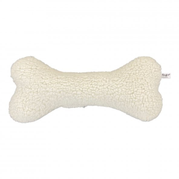 Pet Comfort Peluş Kemik Köpek Oyuncağı Ekru 32cm ürün görseli