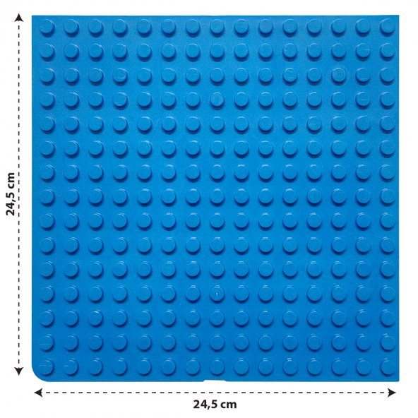 LegoDuploUyumlu Büyük Zemin Mavi - 2