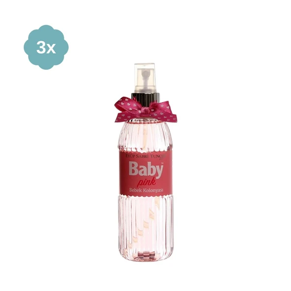 Eyüp Sabri Tuncer Bebek Kolonyası Baby Pink 150 ml x 3 - 2