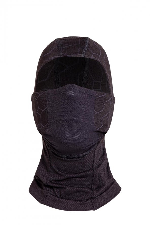 Oil Company Siyah Balaklava Termal Kar Maskesi Unisex - 4