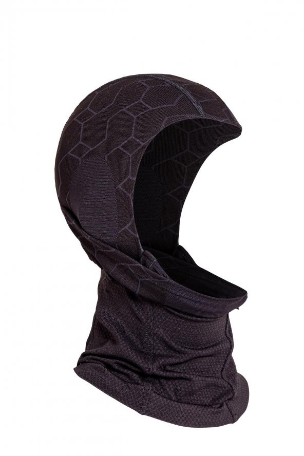 Oil Company Siyah Balaklava Termal Kar Maskesi Unisex - 6