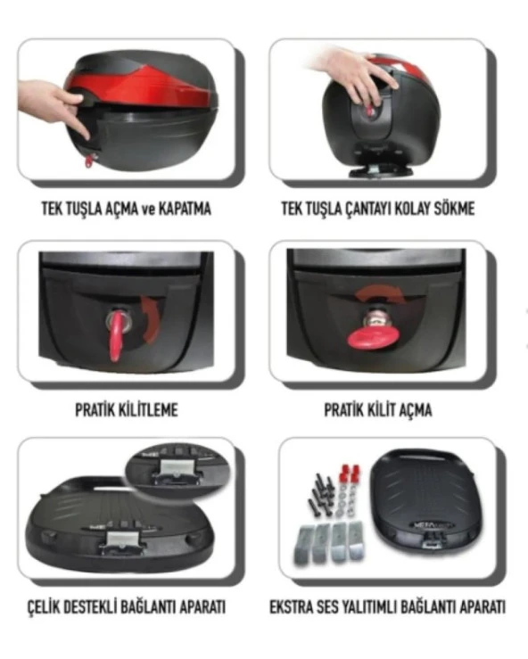 WOGEN ARKA ÇANTA 33 LİTRE BEYAZ - 2