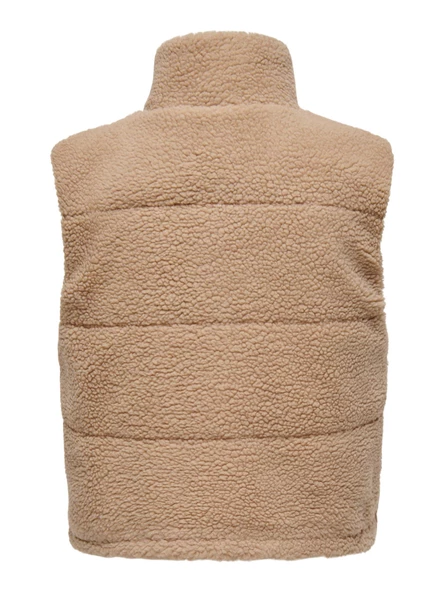 ONLY Bayan Peluş Kısa Yelek 15301373 - 8