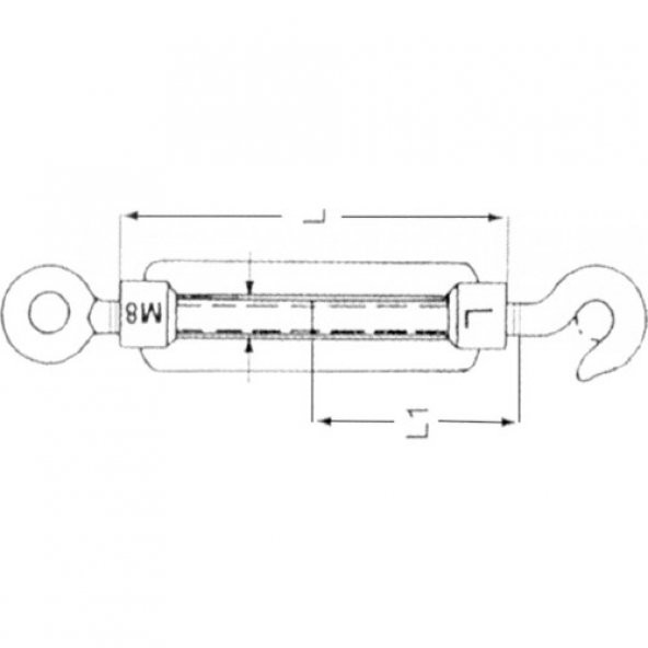 Gerdirme Galvanizli M10 - 2