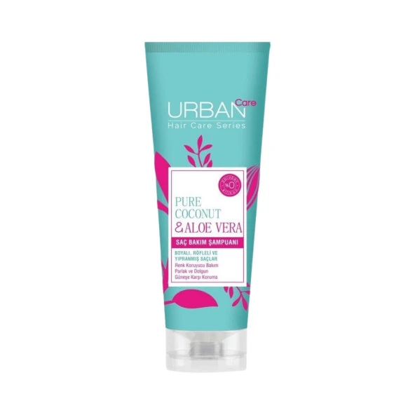 Urban Care Pure Coconut & Aloe Vera Saç Bakım Şampuanı 250 ml x 2