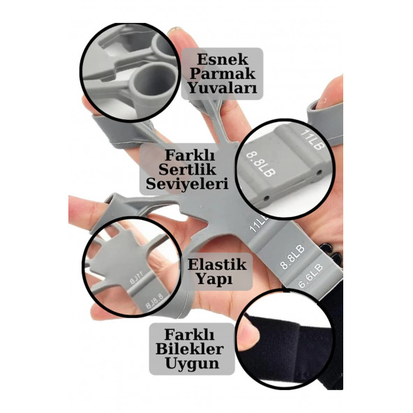 Gri Gripster Damar Belirginleştirci Bilek Güçlendirici C52 - 3