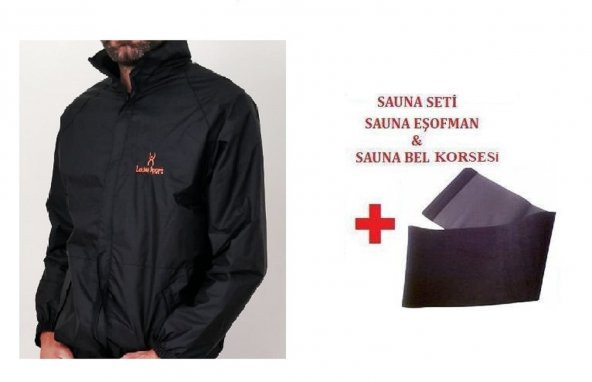 Lanu Sport Sauna Eşofman Bel Korsesi Seti - 1