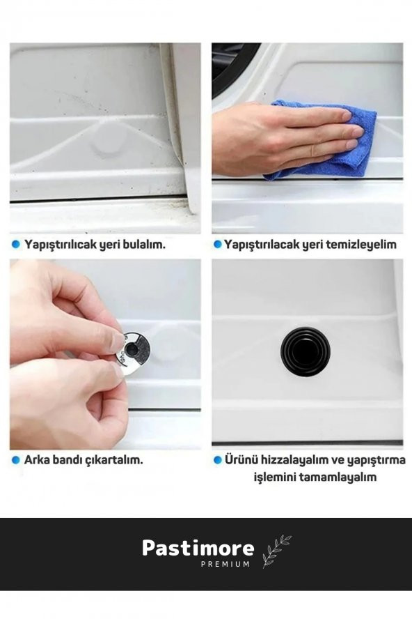 Özel Üretim Yüksek Kaliteli Dayanıklı Çarpma Aşınma Engelleyici Araba Kapısı Darbe Emici Pad Seti - 3