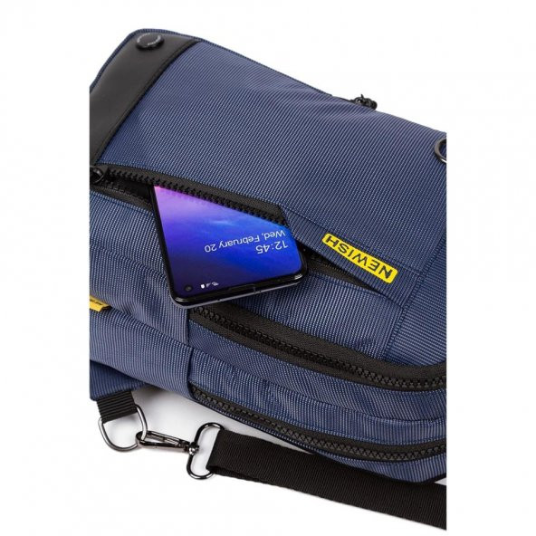 Newish Polo Imperteks Su Geçirmez Bodybag Sırt Çantası Lacivert - 8