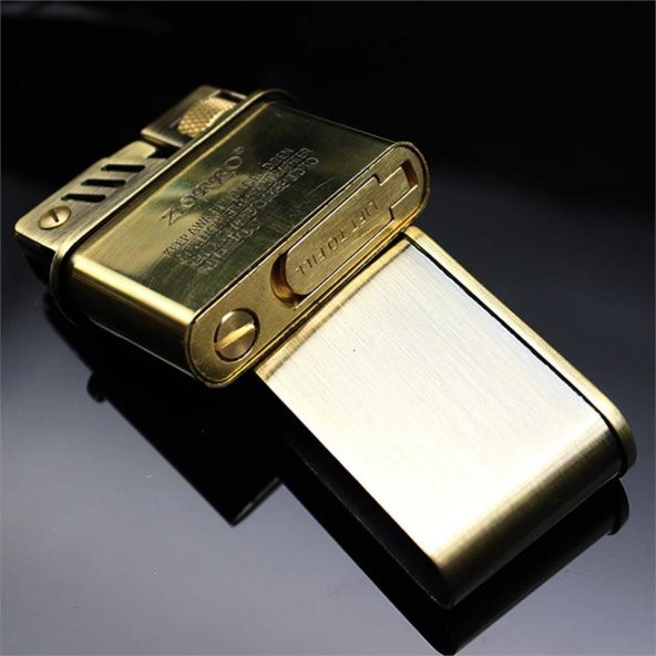 Zorro Sm-549T Benzinli Retro Çakmak Bronz - 7