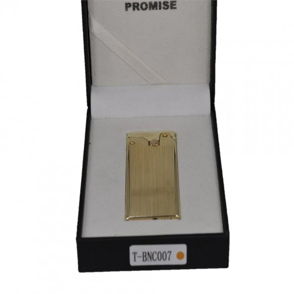 Çelik Depolu Promise Slim Çakmak Altın Sarısı - 5