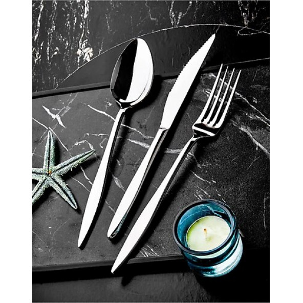 ÖZLİFE MESS 60 PARÇA ÇATAL KAŞIK TAKIMI SADE