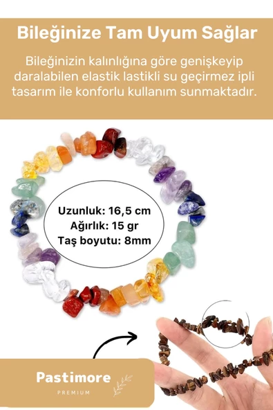Unisex Oğlak Burcu Enerjisini Yükselten Doğal Taş Bileklik Oğlak Burçları Için Burç Taşı Bileklik - 3