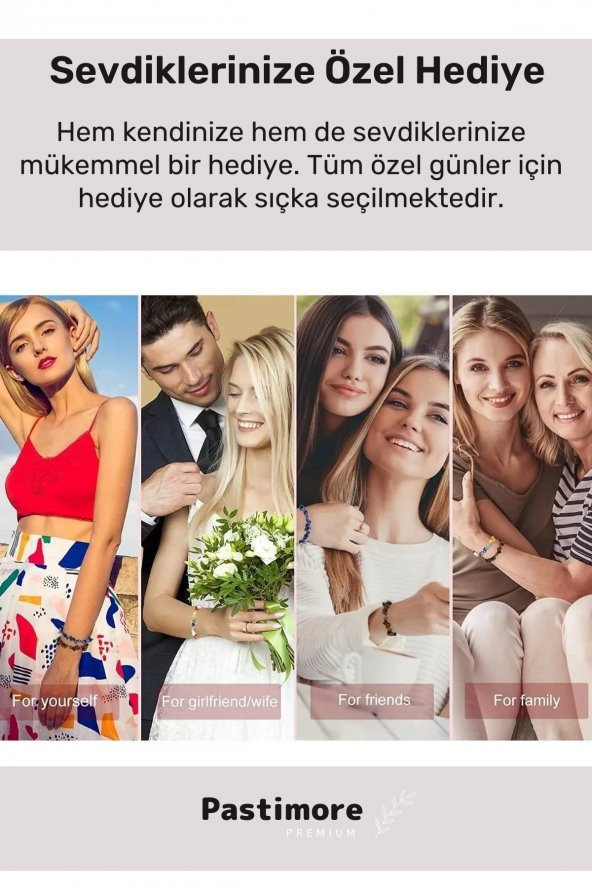 Unisex Orijinal Doğal Taş Ay Taşı Bileklik Rahatlatıcı Sakinleştirici Beyaz Aytaşı Denge Bilekliği - 4