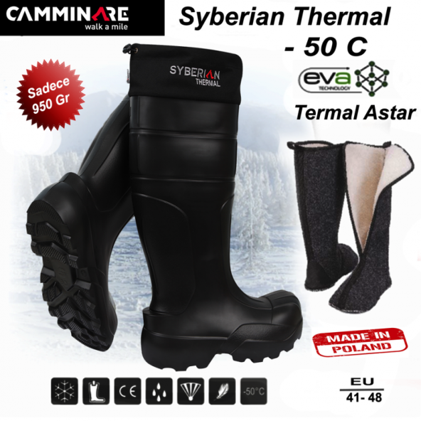 Camminare Syberian Thermal Eva Çizme (-50°C) 47 - Standart