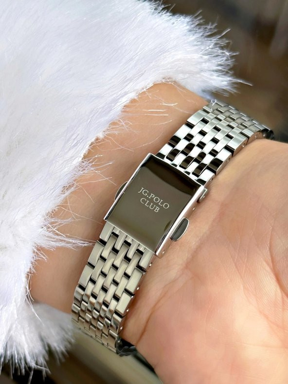 JG. Polo Clup JPC.0823.1301M.4 Çelik Kadın Kol Saati - Resim 3