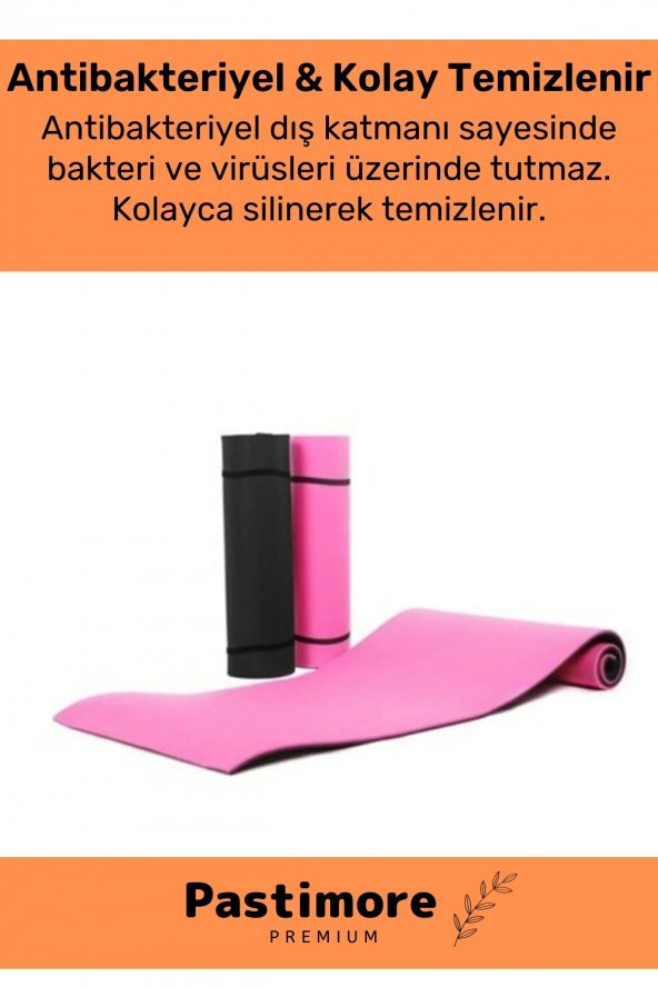 Su Geçirmez Konfor Modeli Taşıma Askılı Çift Taraflı Kamp Zemin Çadır Uyku Matı Pembe Yer Minderi - 6