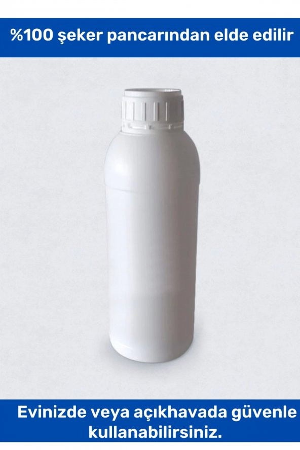 %100 Doğal Saf Temiz Çevre Dostu Sıvı Koku Yapmayan Bioethanol Şömine Yakıtı 1 Litre - 2