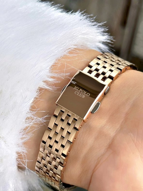 JG. Polo Clup JPC.0823.1301M.3 Çelik Kadın Kol Saati - Resim 3