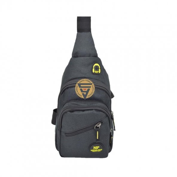 Newish Polo Bodybag Sırt ve Göğüs Çantası Siyah - 2