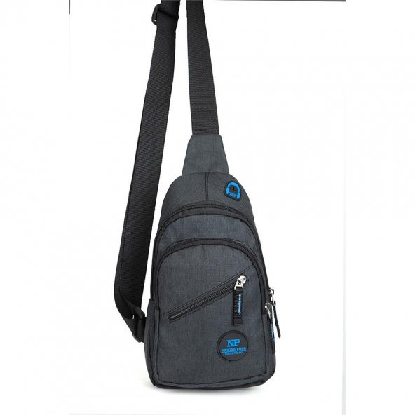 Newish Polo Bodybag Sırt ve Göğüs Çantası Siyah - 6