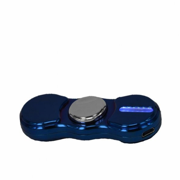 Stres Çarklı Işıklı Usb Şarjlı Tesla Çakmak Lacivert - 5