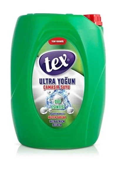 Tex Ultra Yoğun Çamaşır Suyu Dağ Esintisi (5 Litre)