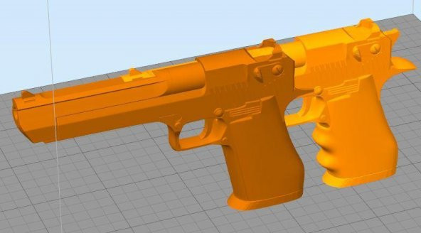 Deagle (Desert Kartal .50Ae) Plastik Aparat - 2