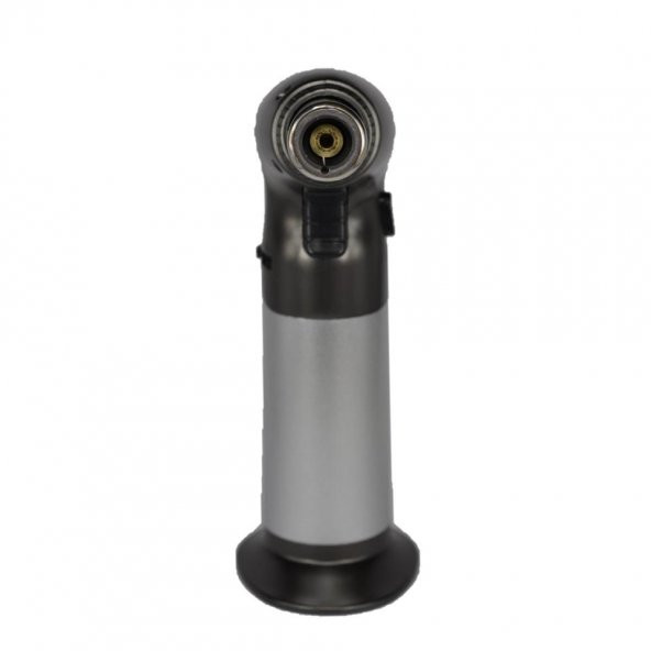 Butane Power Ayarlanabilir Torch Pürmüz Çakmak 2500 F Gümüş - Resim 4